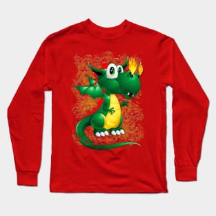 Baby Dragon Cute Cartoon Long Sleeve T-Shirt